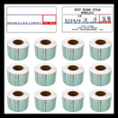CAS LST-8000 58mm x 30mm direct thermal scale labels