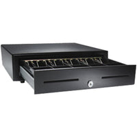 APG Vasario VB320 Cash Drawer 16x16 for POS (Black, 24V Printer-Driven) - VB320-1-BL1616