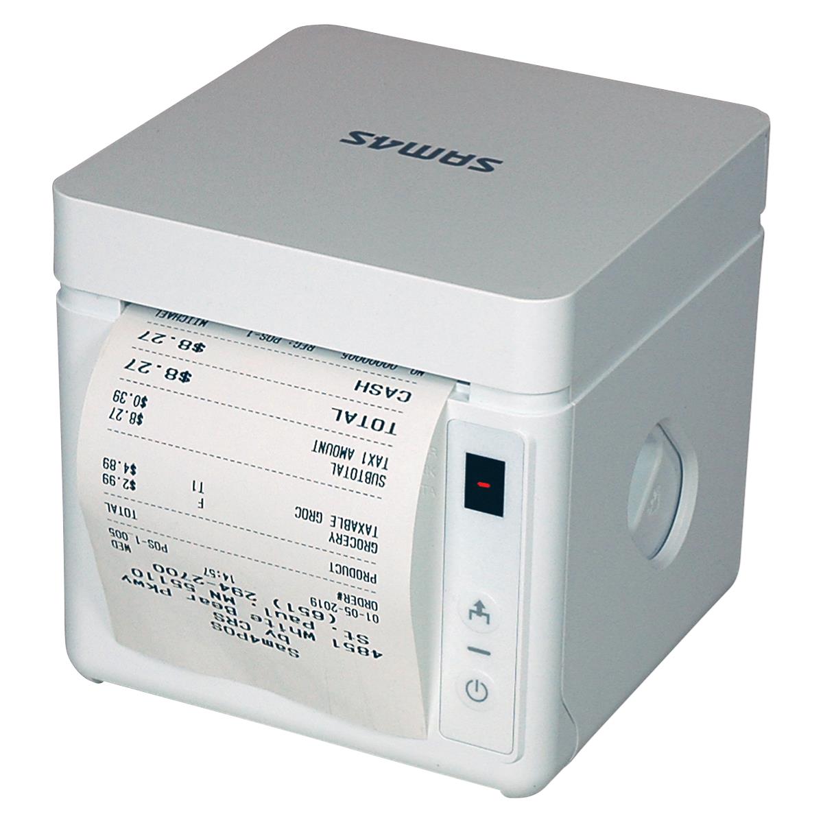 SAM4s GCUBE Thermal Receipt Printer – White, USB, Serial & Ethernet