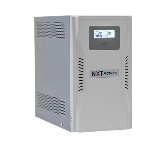 POS Power Protection for SAM4S Systems – NXT Power NPTU250-G-N UPS power conditioner, front view with display
