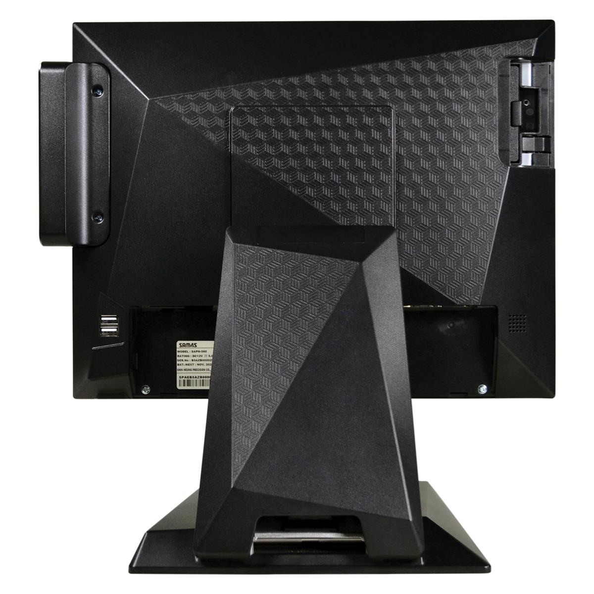 SAM4S Sapphire-A60 Android POS Terminal – rear view on stand