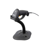 Zebra LS2208 1D Barcode Scanner, with USB Cable and Stand - LS2208-SR20007R-NA
