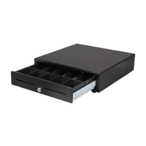 APG Vasario 19-Inch Cash Drawer – Black, Cable Included