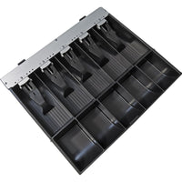APG Vasario 16x16 Cash Drawer Till Insert – 5 Bill / 5 Coin (USD) - VPK-15B-2A-BX