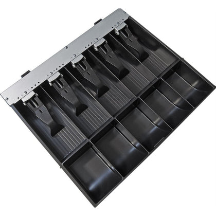 APG Vasario 16x16 Cash Drawer Till Insert – 5 Bill / 5 Coin (USD) - VPK-15B-2A-BX