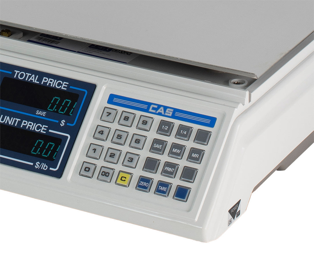 CAS S-2000 price computing scale keypad