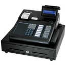 SAM4S ER-915E raised-key dual-printer cash register with Ethernet