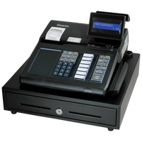SAM4S ER-915E raised-key dual-printer cash register with Ethernet