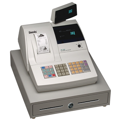 Older SAM4S ER-380 cash register