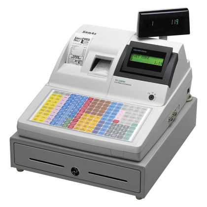 Older SAM4S ER-5200M cash register