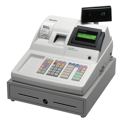 Older SAM4S ER-5215M cash register