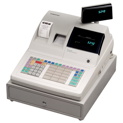 Older Samsung ER-5240 cash register, a related model that is not the ER-5240M