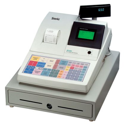 Older SAM4S ER-650 cash register