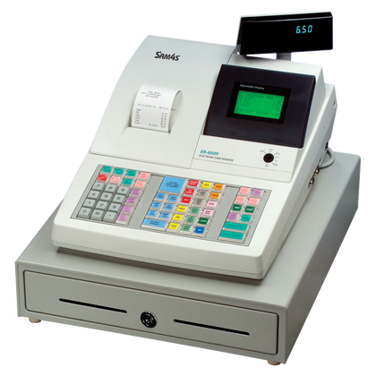 Older SAM4S ER-650R cash register