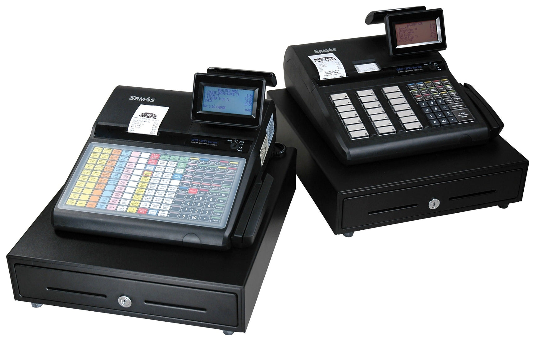 SAM4S SPS-320 Flat-Keyboard Single-Printer Cash Register