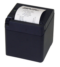 SNBC BTP-S80 black receipt printer, top-left view