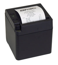SNBC BTP-S80 black receipt printer, top-right view