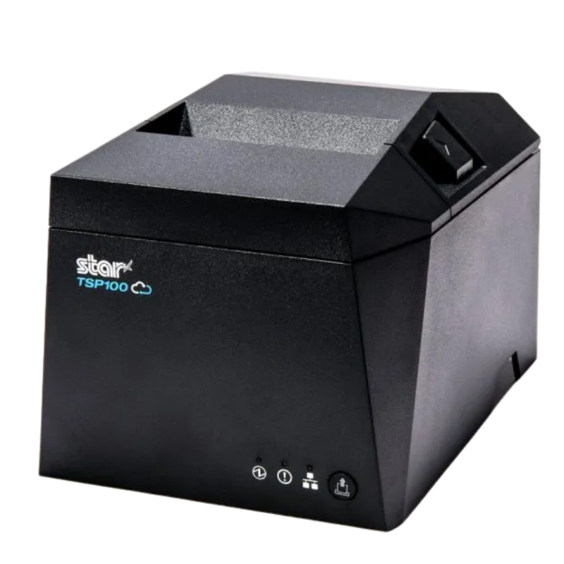 Star Micronics TSP143IV Thermal Receipt Printer with USB-C and Ethernet (39473010, Black) - 39473010